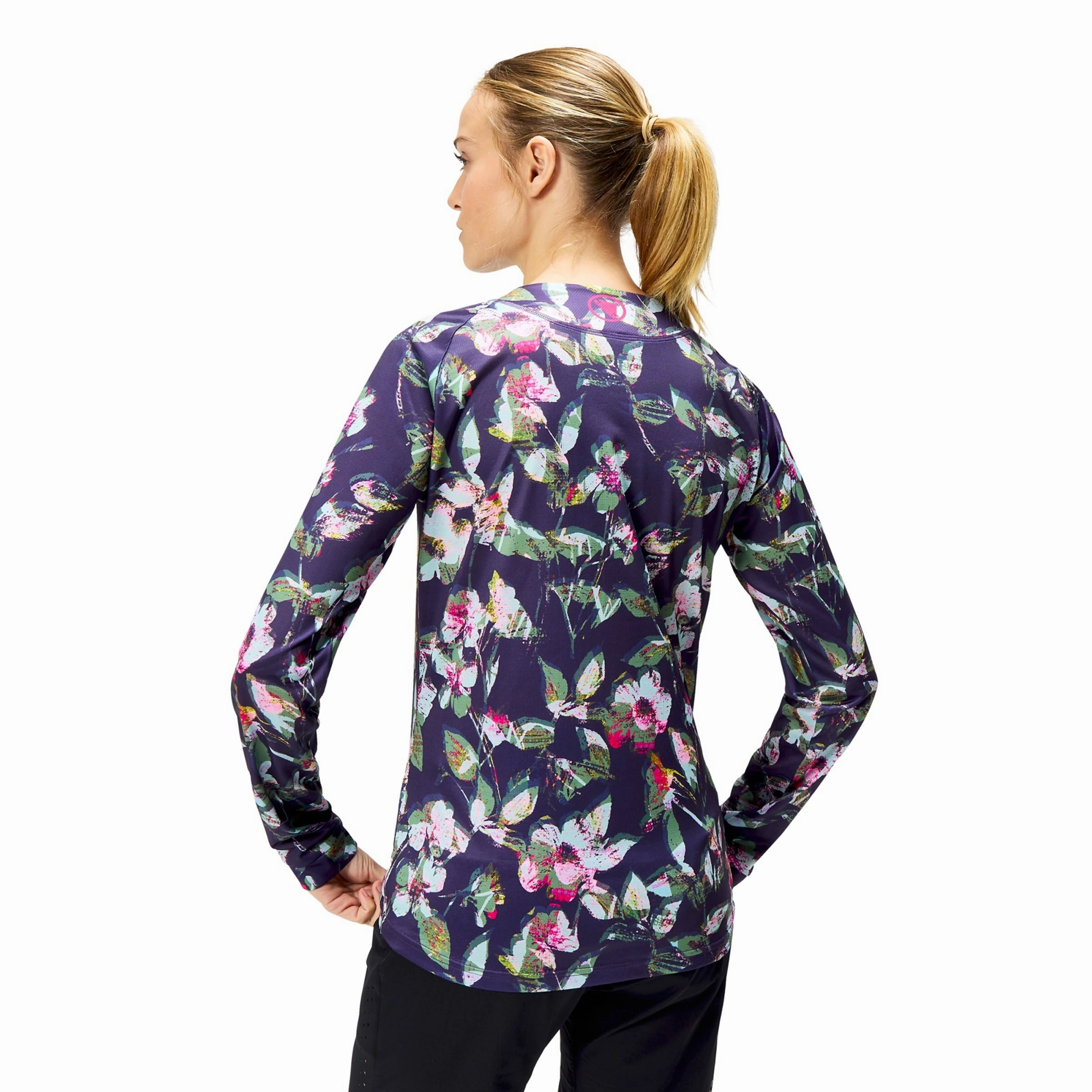 Endura LTD PRINTED long sleeve women jersey - Purple 
