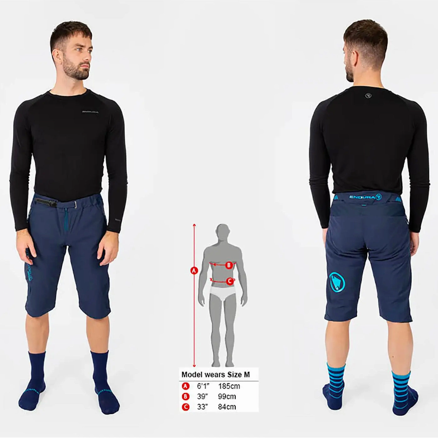 Endura MT500 Burner Short - Blue