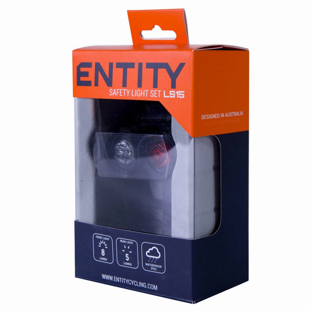 Entity LS15 Safety LED Bicycle Light Set