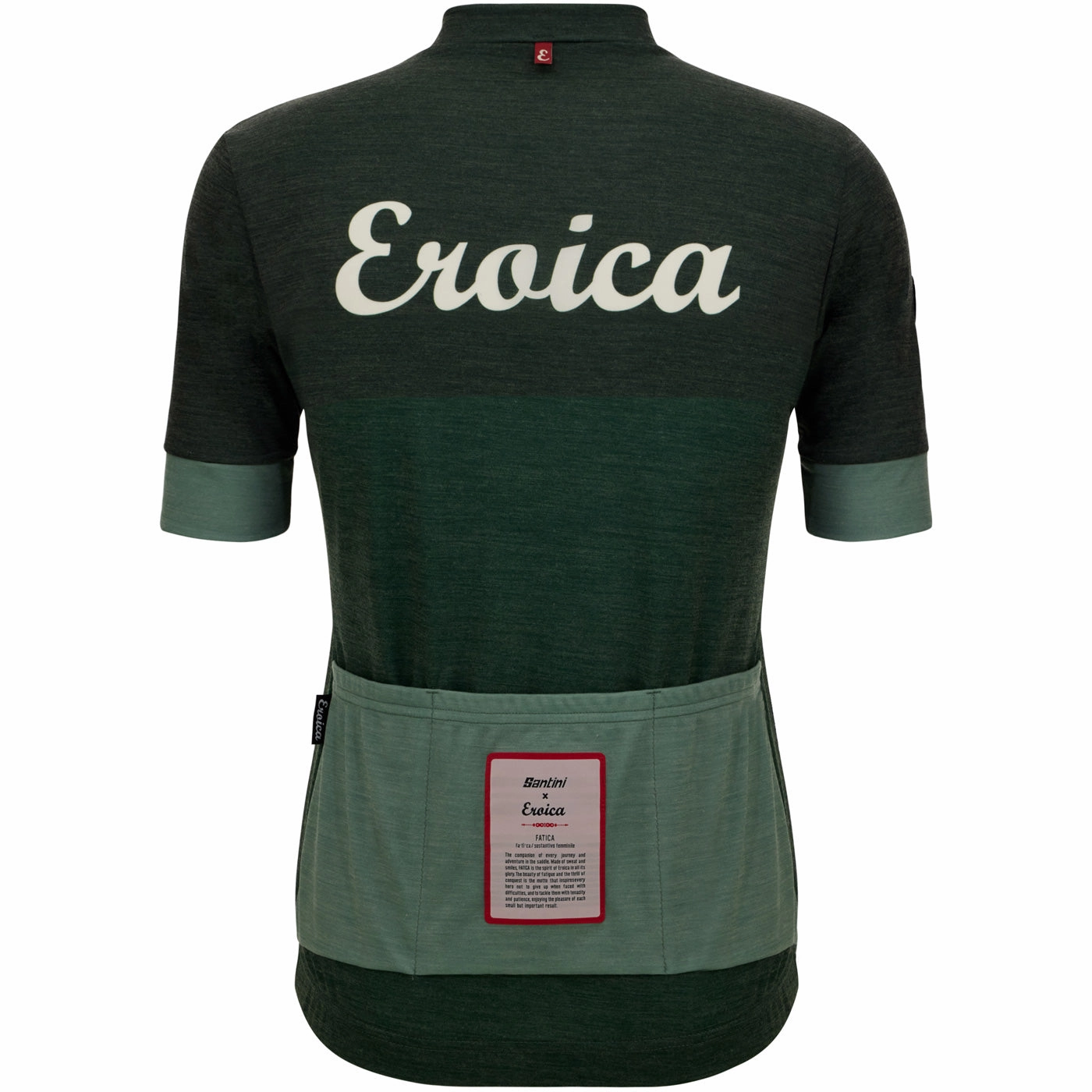 Eroica Luce wool jersey - Green