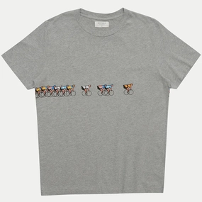 Erstwhile Tete de la Course 70S T-Shirt - Grey