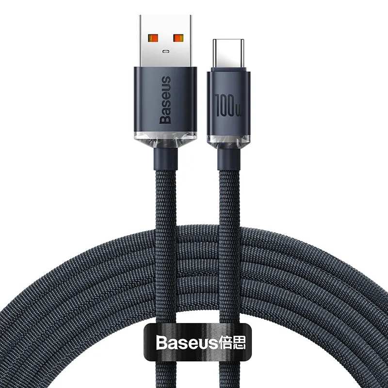 Save More Online Baseus Crystal Shine Cable Usb To Usb-C, 100W-Cajy000501