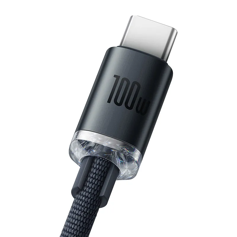 Baseus Crystal Shine Cable Usb To Usb-C, 100W-Cajy000501 Grab Todays Deal Clearance Event Alert