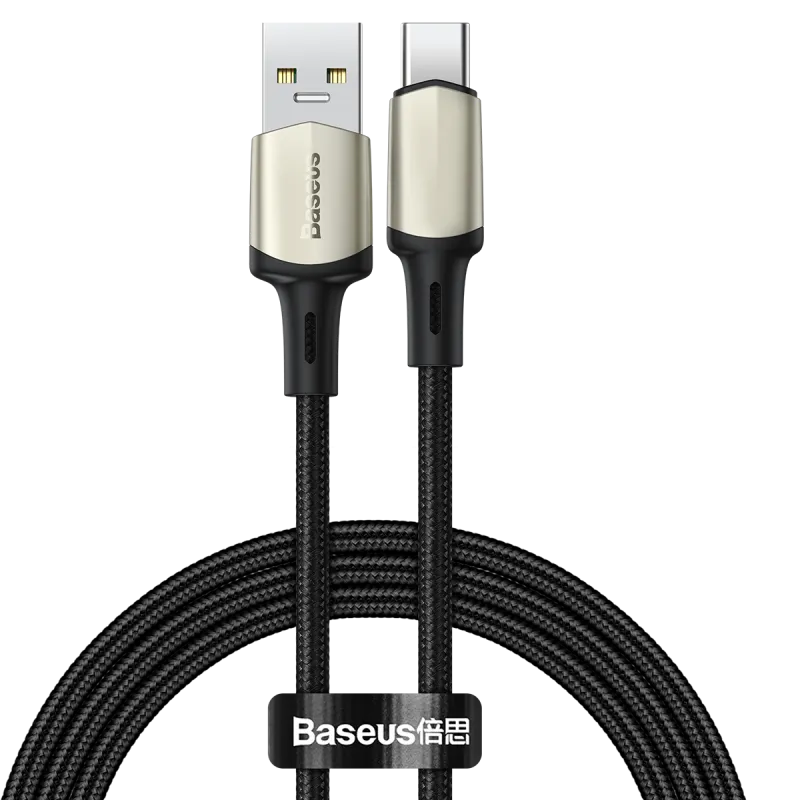 Dont Miss These Savings Baseus Cafule Vooc Certified Usb Type C 5A Quick Charging Cable 5A 1M Black(Catklf-Va01)