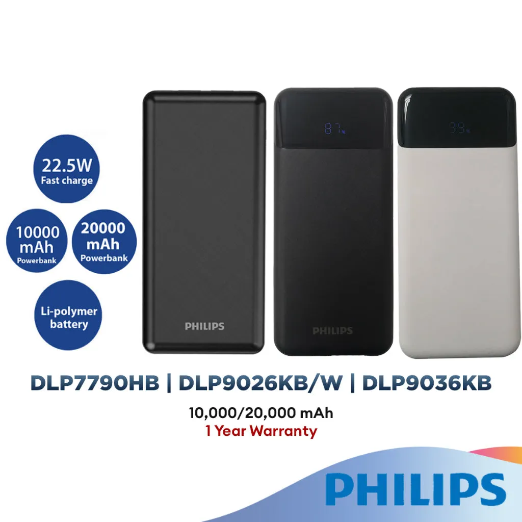 Philips Universal Fast Charging Powerbank (22.5W) Dlp7790Hb/97/Dlp9026K/Dlp9036K Clearance Steal Today Special Occasion Discount