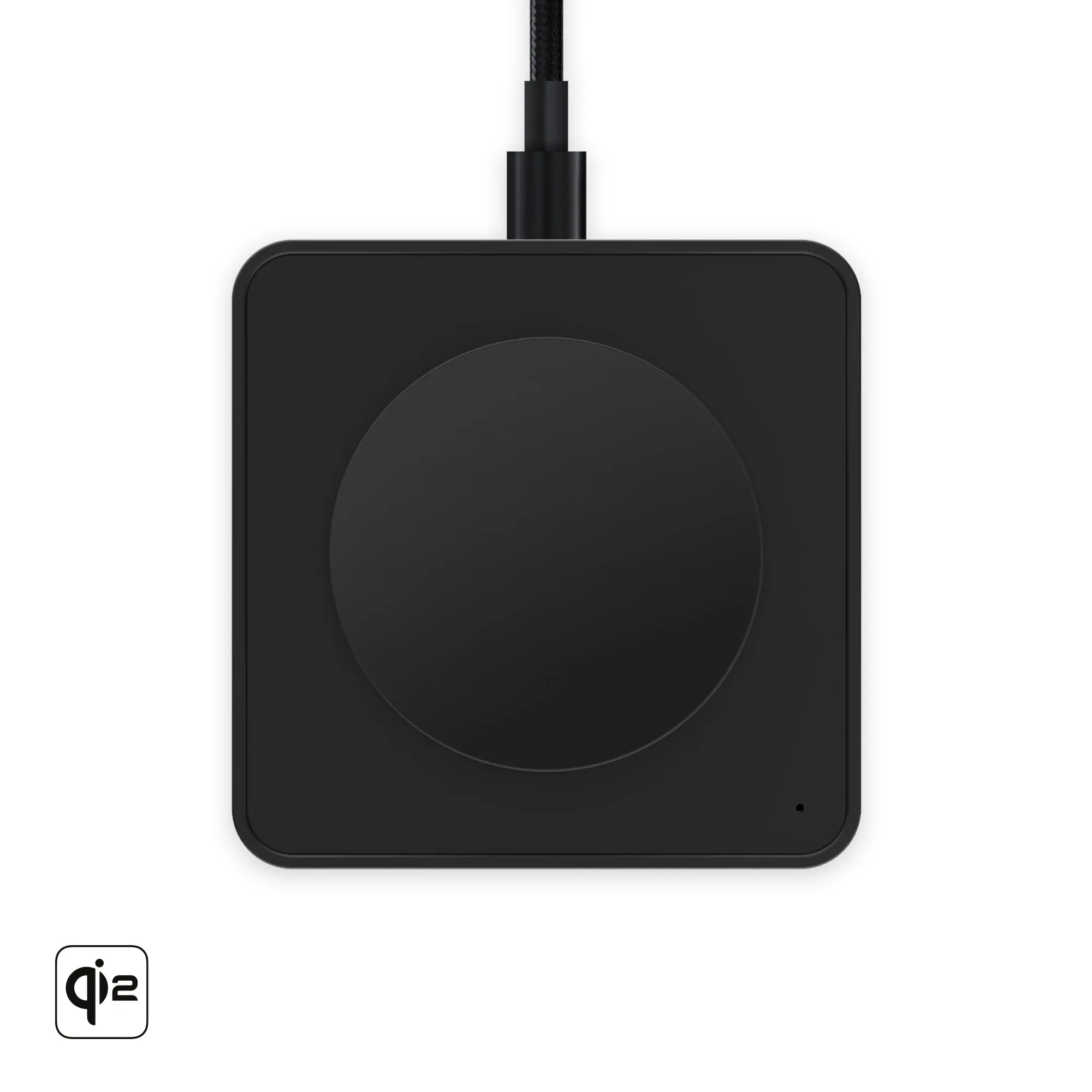 Hot Offer Inside Matte Black Charging Pad With Qi2