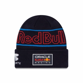 Red Bull Racing Youth Sergio Perez Team Dark Blue Cuff Knit Beanie Hat Shop Save Today