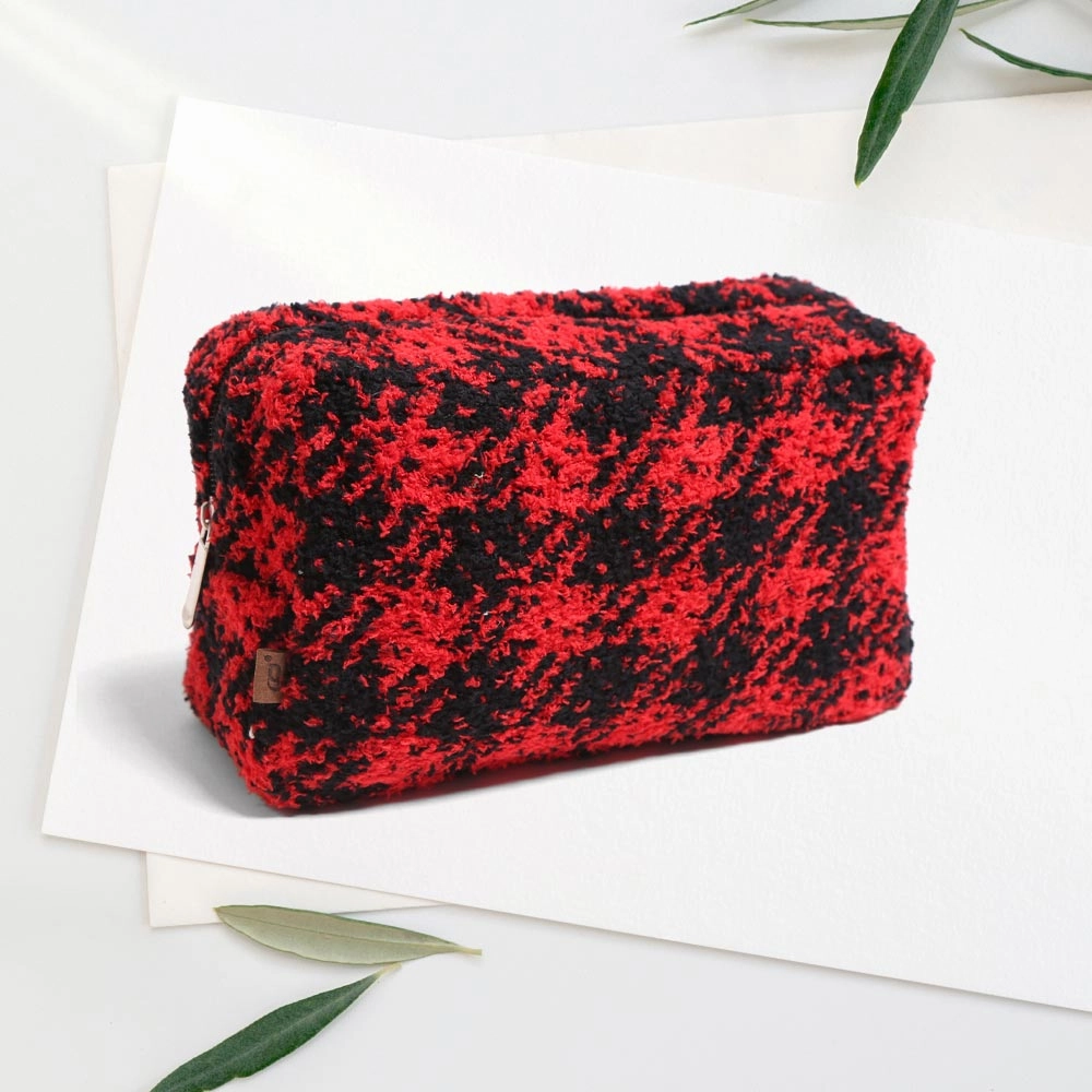 Buffalo Check Travel Pouch Large Dont Miss Todays Deal