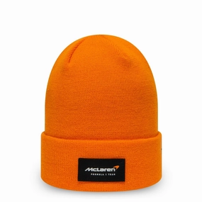 Mclaren Racing Orange Cuff Knit Beanie Hat Shop Grab Now