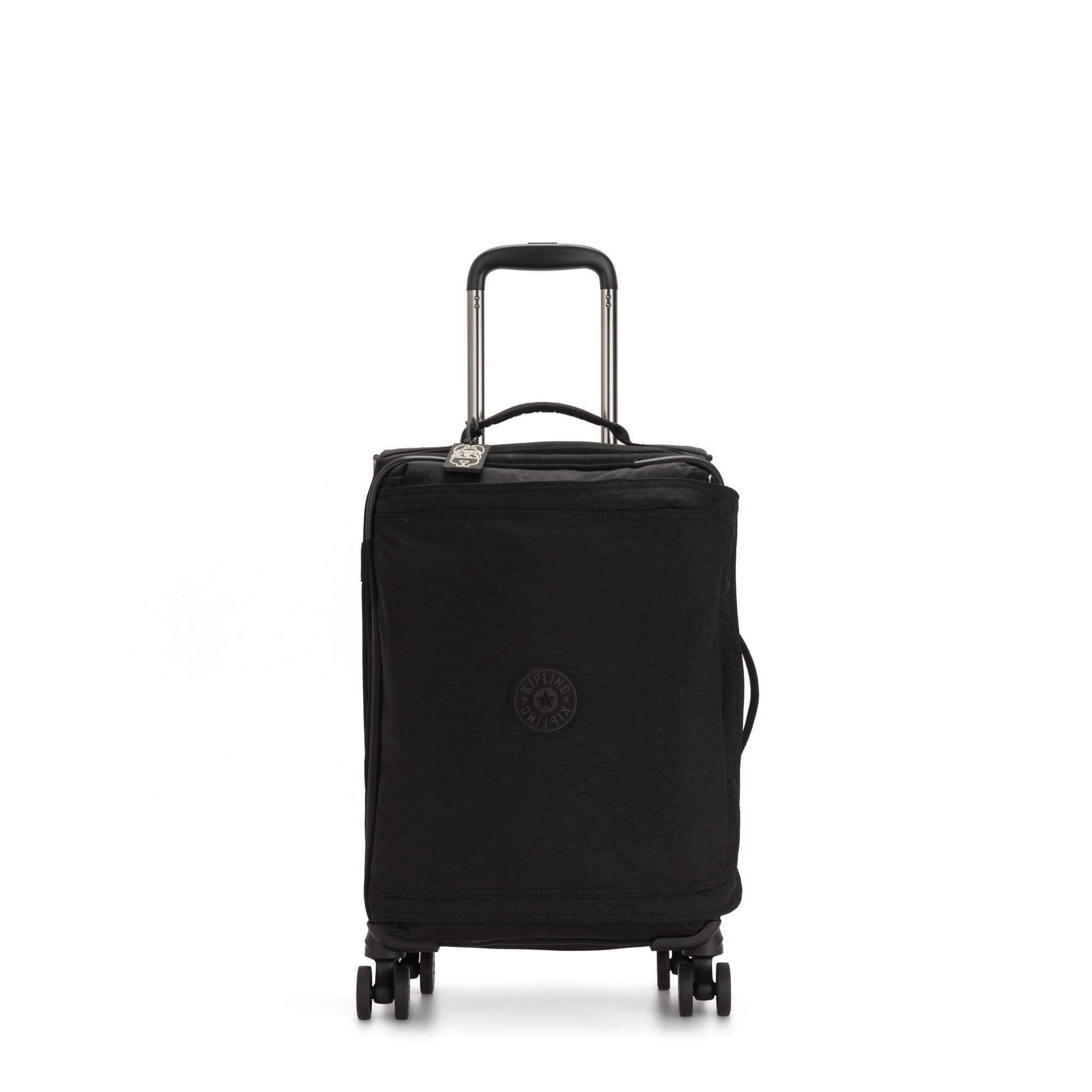 Kipling Spontaneous Small Rolling Luggage - Black Noir Instant Discount