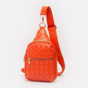 Faux Braided Leather Sling Bag Hot Savings Alert