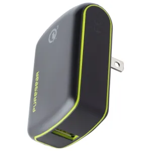 Puregear (18W) Extreme Usb Wall Charger   Micro Usb (3-Ft) Cable - Black Trending Offer Today