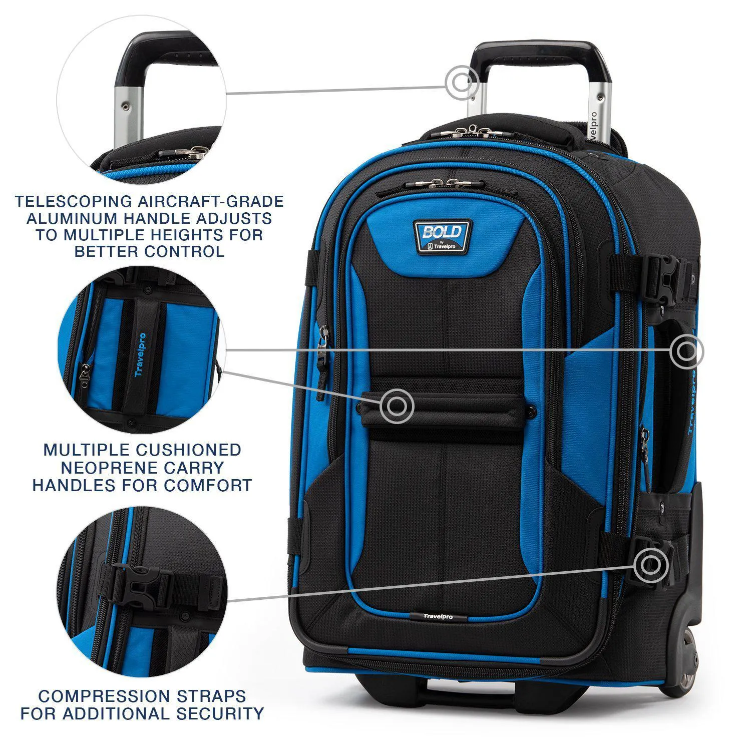 Mega Discount Today Bold By Travelpro 22" Expandable Rollaboard (2-Wheeled)