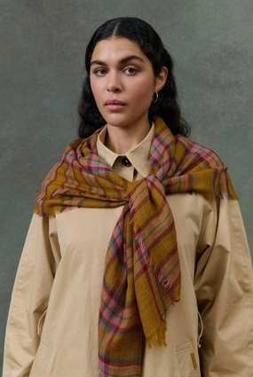 Louise Misha Mekness Check Scarf Hot Offer Event