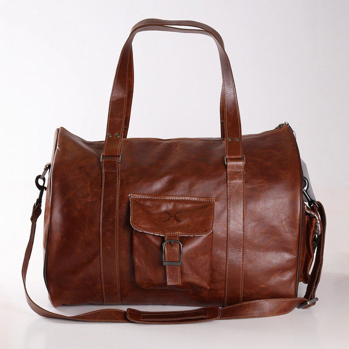 Exclusive Online Offer Hot Item Clearance Thandana Mens Cabin Leather Luggage Bag