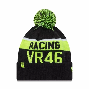 Limited Stock Hot Deal Dont Miss This Offer Vr46 Black Sport Knit Beanie Hat