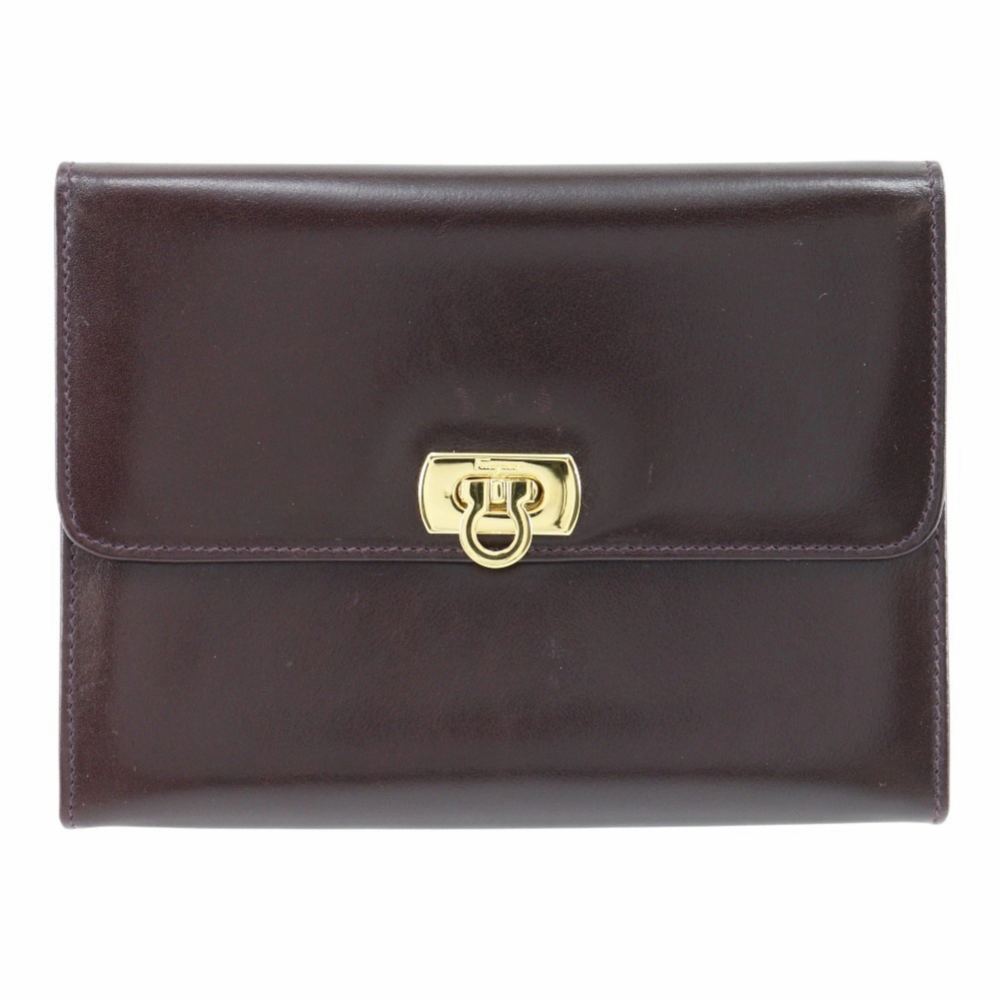 MustHave Gift Ideas Salvatore Ferragamo  Leather Pouch (Pre-Owned)