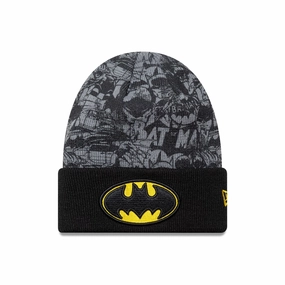Save Big Today Batman Youth Dc Black Cuff Knit Beanie Hat