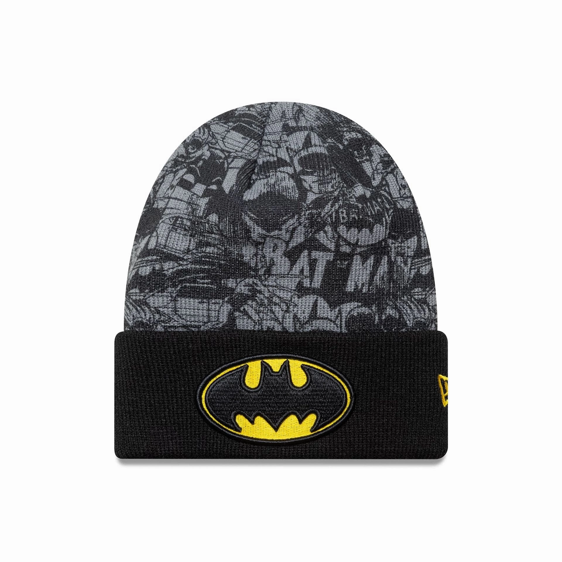 Save Big Today Batman Youth Dc Black Cuff Knit Beanie Hat