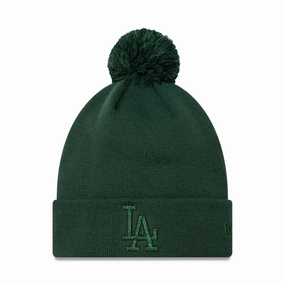 Exclusive Online Discount Limited Stock Hot Deal La Dodgers Womens Metallic Dark Green Bobble Knit Beanie Hat
