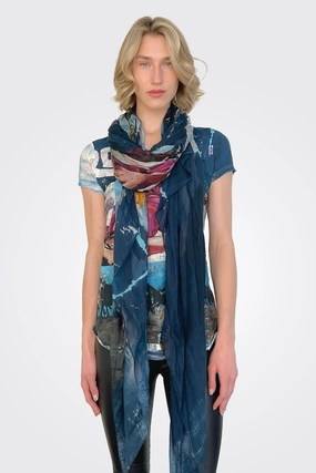 Shawl - Pop Art Blue Online Exclusive Savings
