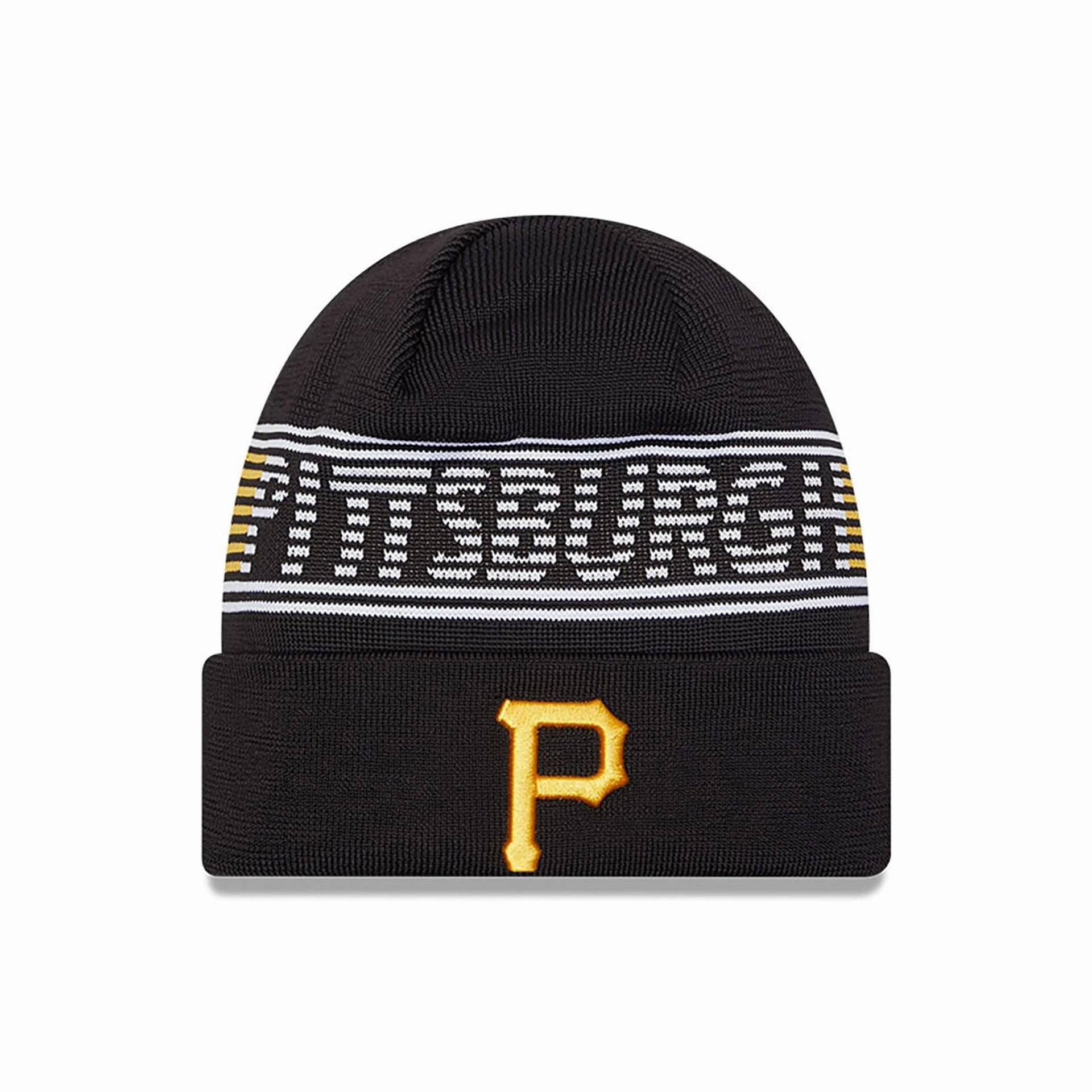Hot Clearance Now Pittsburgh Pirates City Connect Black Sport Knit Beanie Hat