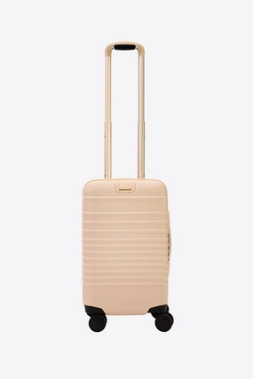 The Small Carry-On Roller In Beige Flash Offer Today