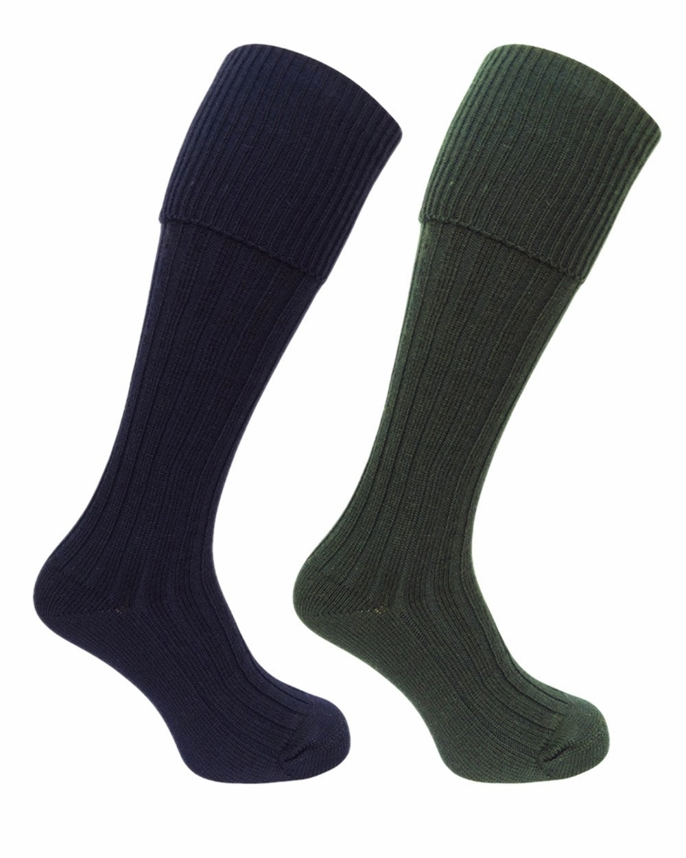 Hoggs Of Fife Plain Turnover Top Stockings Twin Pack Hot Deal Alert Hot Sale Frenzy