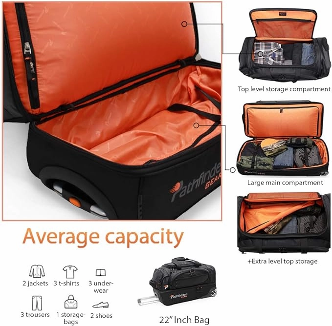 Best Deal Alert Pathfinder - 22" Rolling Duffel Bag #P3167-22