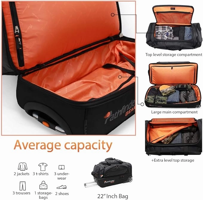Big Clearance Event Flash Sale Alert Now Pathfinder - 22" Rolling Duffel Bag #P3167-22