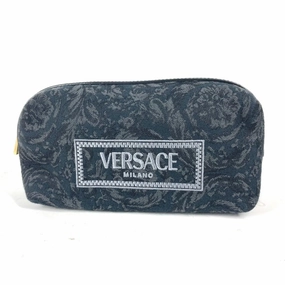 Versace  Canvas Pouch (Pre-Owned) Steal Todays Offer