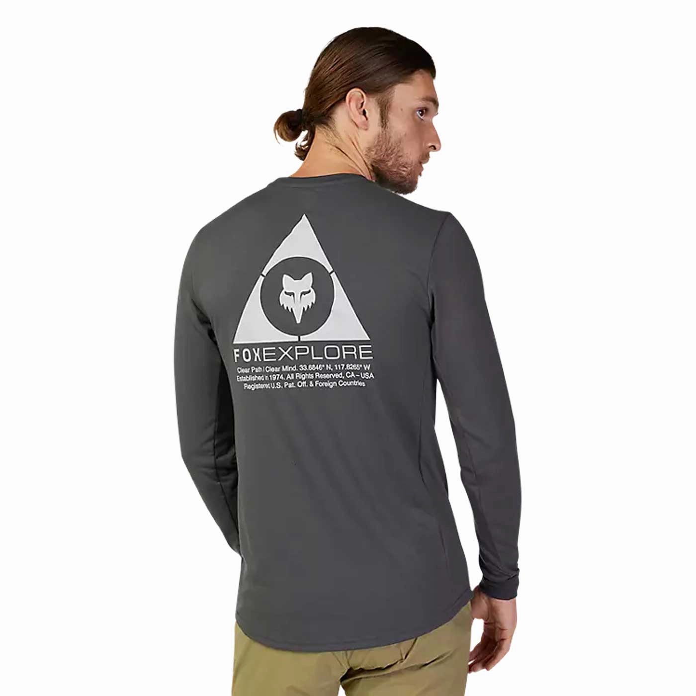 Fox Ranger Tred Drirelease Long Sleeve Jersey - Gray