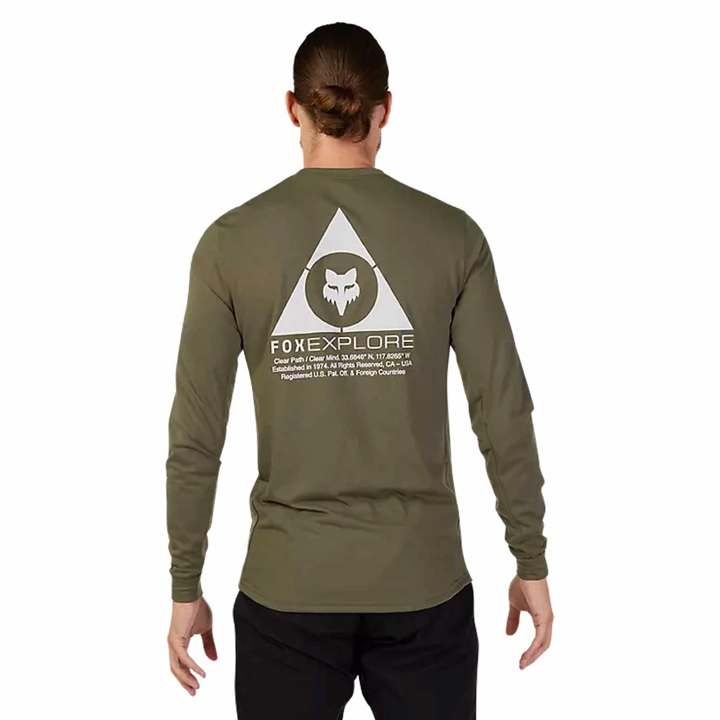 Fox Ranger Tred Drirelease Long Sleeve Jersey - Green