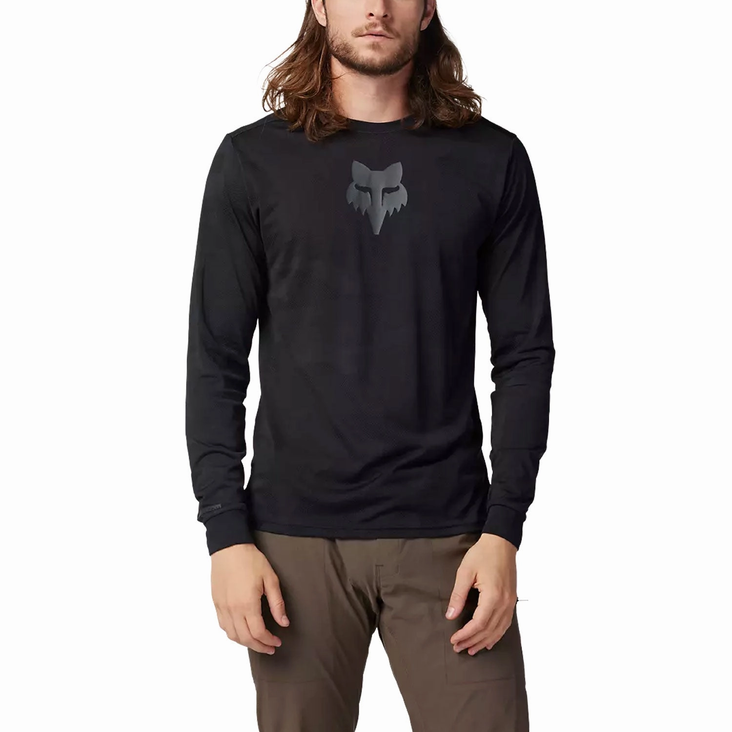 Fox Ranger TruDri long sleeves jersey - Black