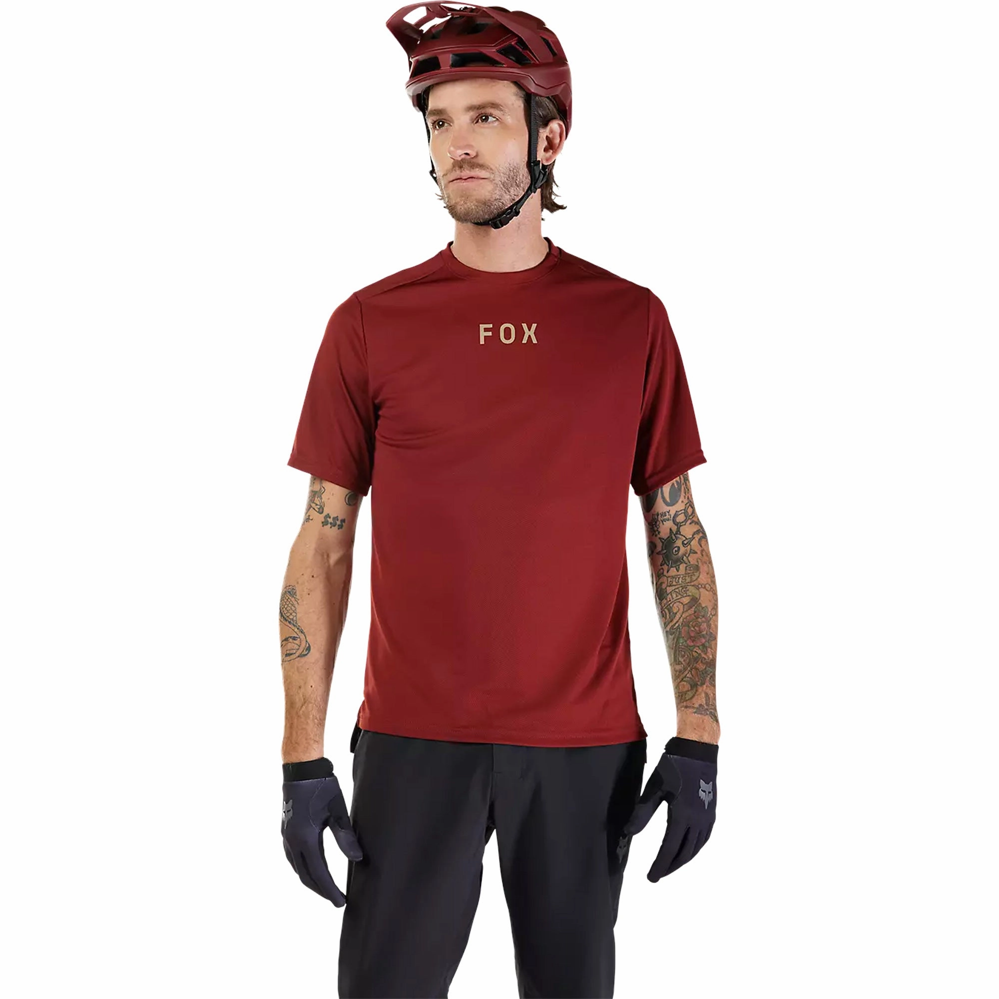 Fox Ranger Wordmark Jersey - Bordeaux