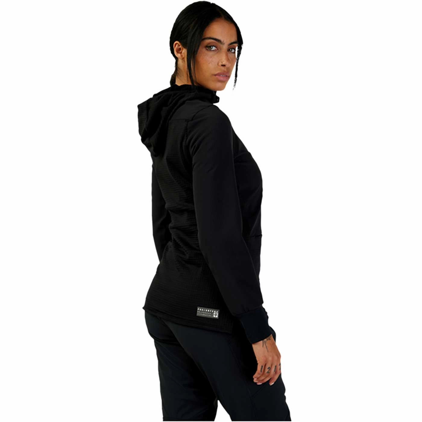 Fox women's long sleeve jersey Defend Hoodie - Black
