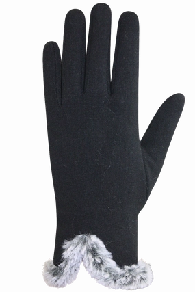 Dont Miss This Deal Special Savings Today Fuzzy Cuff Fleece Gloves - Women