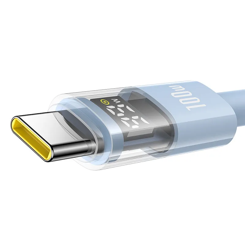Deal of the Day Trending Hot Picks Baseus Display 2 Fast Charging Data Cable Usb-C To Usb-C 100W