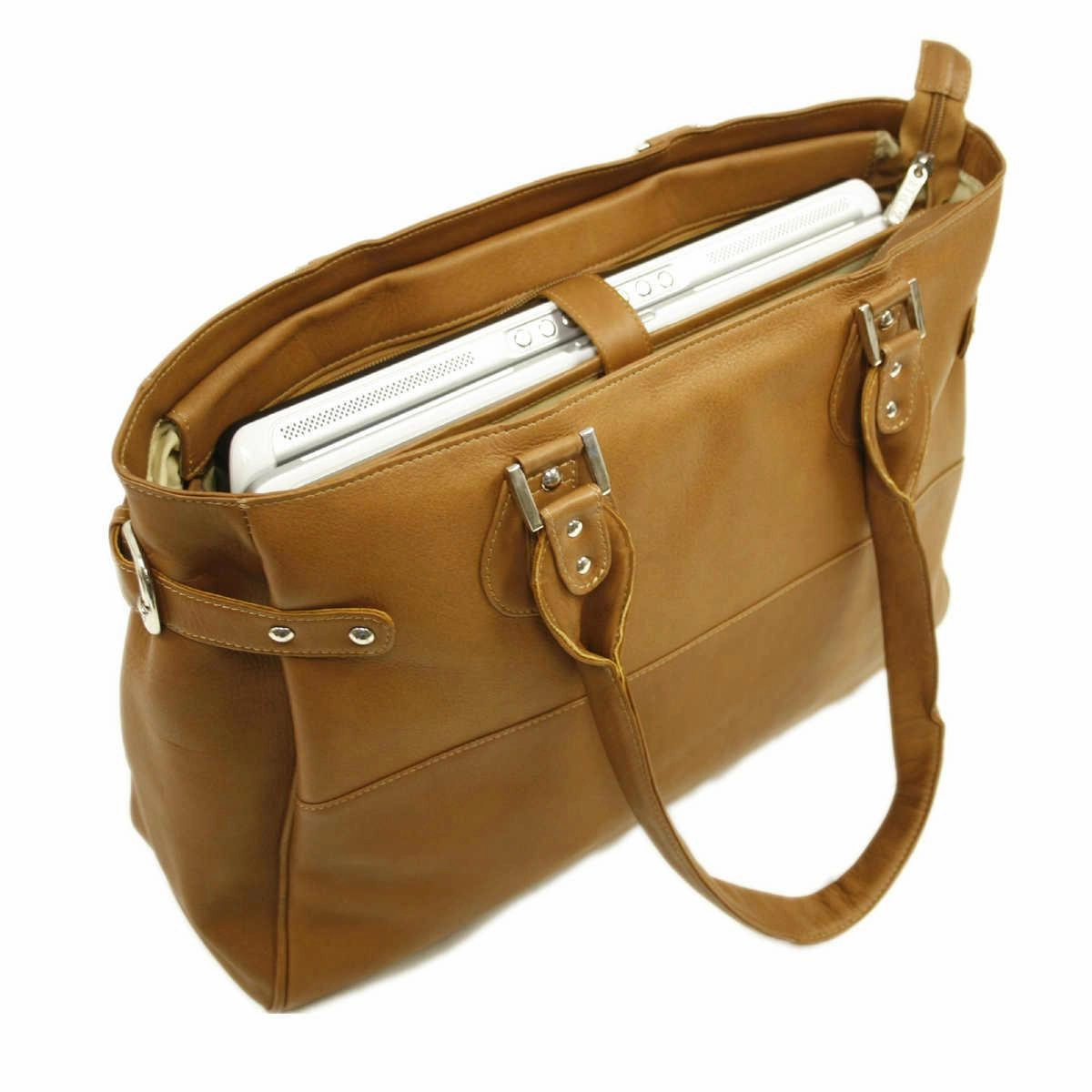 Piel Leather Large Ladies Side Strap Tote Dont Miss Big Savings