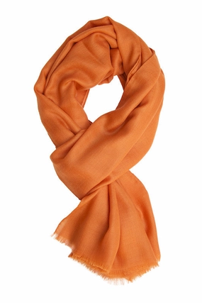 Exclusive Online Discount Special Offer Inside Double Orange Cashmere Scarf