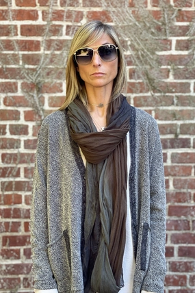 Giulia Scarf - Ciocco / Grigio Shop Todays Picks