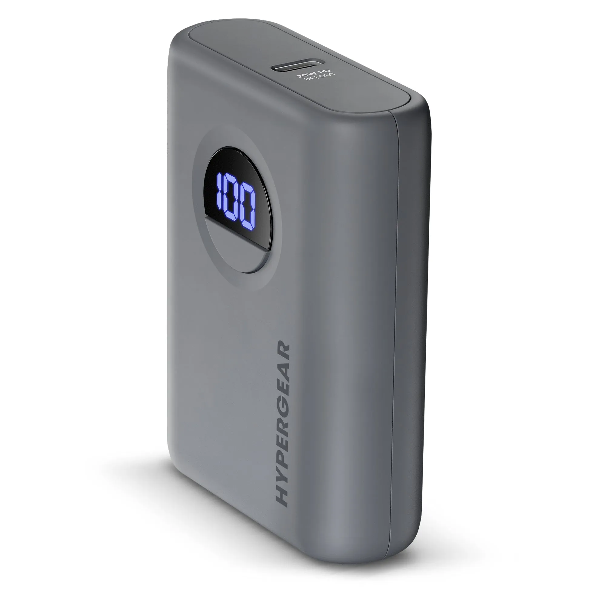 Sweet Deal Today Limited Offer Alert 10,000Mah | Power Pack Pro Fast Charge Power Bank With 20W Usb-C Pd Pps And Digital Display | Gray