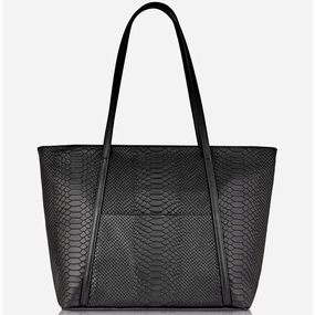 Special Occasion Discount Big Price Drop Gigi New York Jessica Zipper Tote Embossed Python Leather