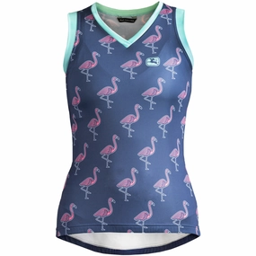 Giordana Arts sleeveless jersey women - Flamingo
