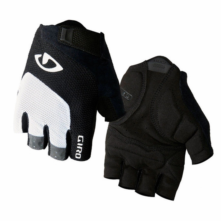 Giro Bravo Gel glovese - White black