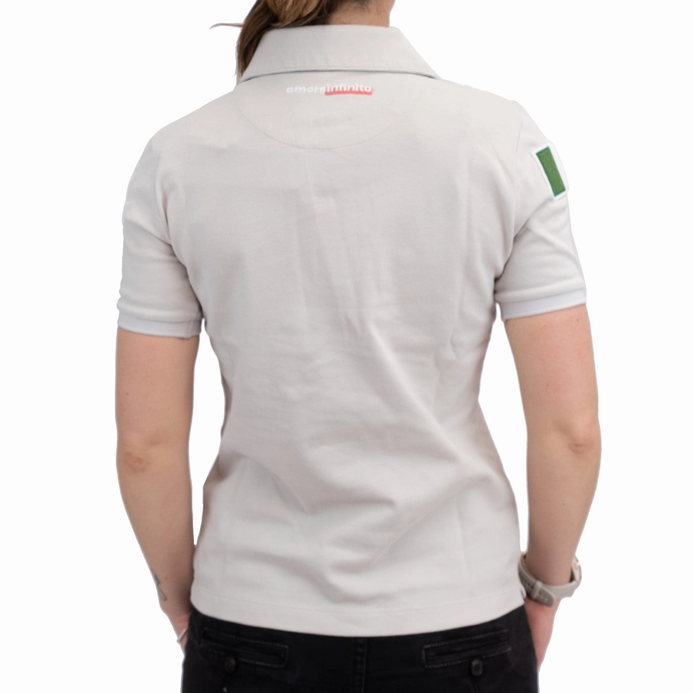 Giro d'Italia Eroi women polo shirt - Grey