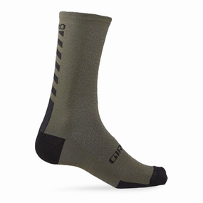 Giro HRc   Merino Mid Socks - Green Black