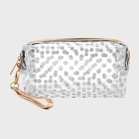 Todays Special Picks Limited Offer Alert Glittered Polka Dots Pouch Bag