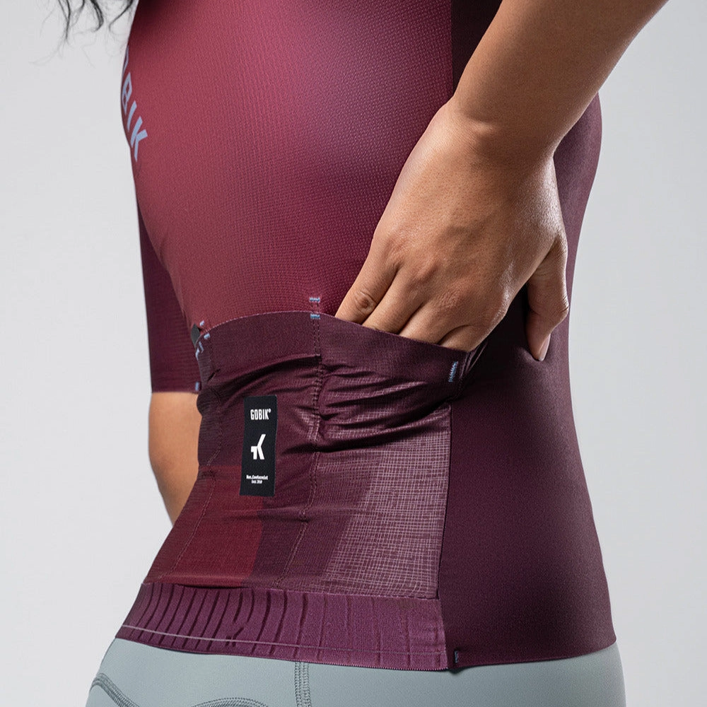 Gobik Attitude 2.0 Barossa Women's Jersey - Bodeaux