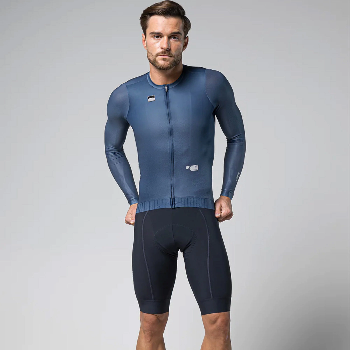 Gobik CX Pro 2.0 Command Long Sleeve Jersey - Blue